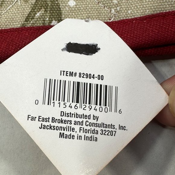 Fabulous Home 2 Set Christmas Ivy Pot Holders New With Tags - Picture 4 of 8